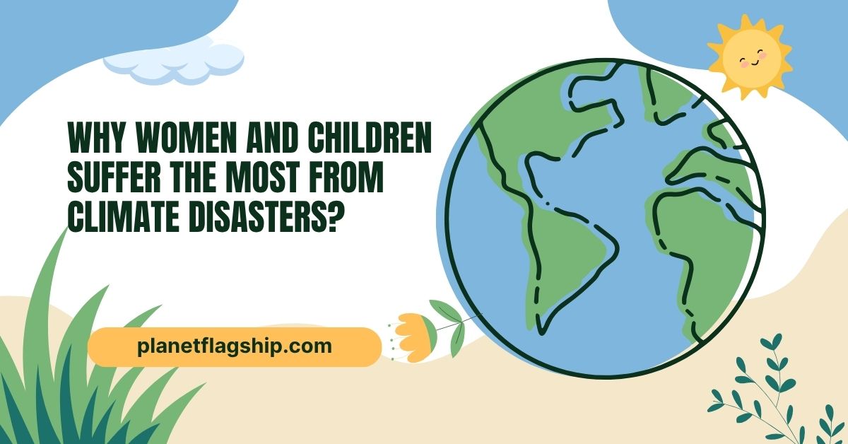 why women and childern suffer from climate