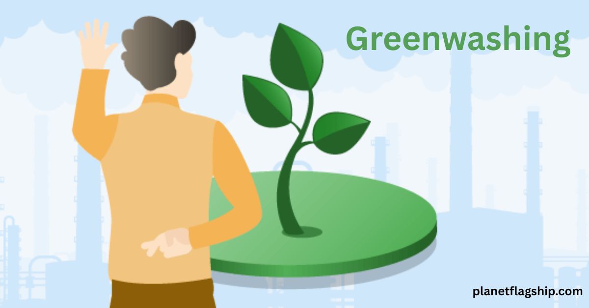 How does greenwashing mislead consumers about sustainability?